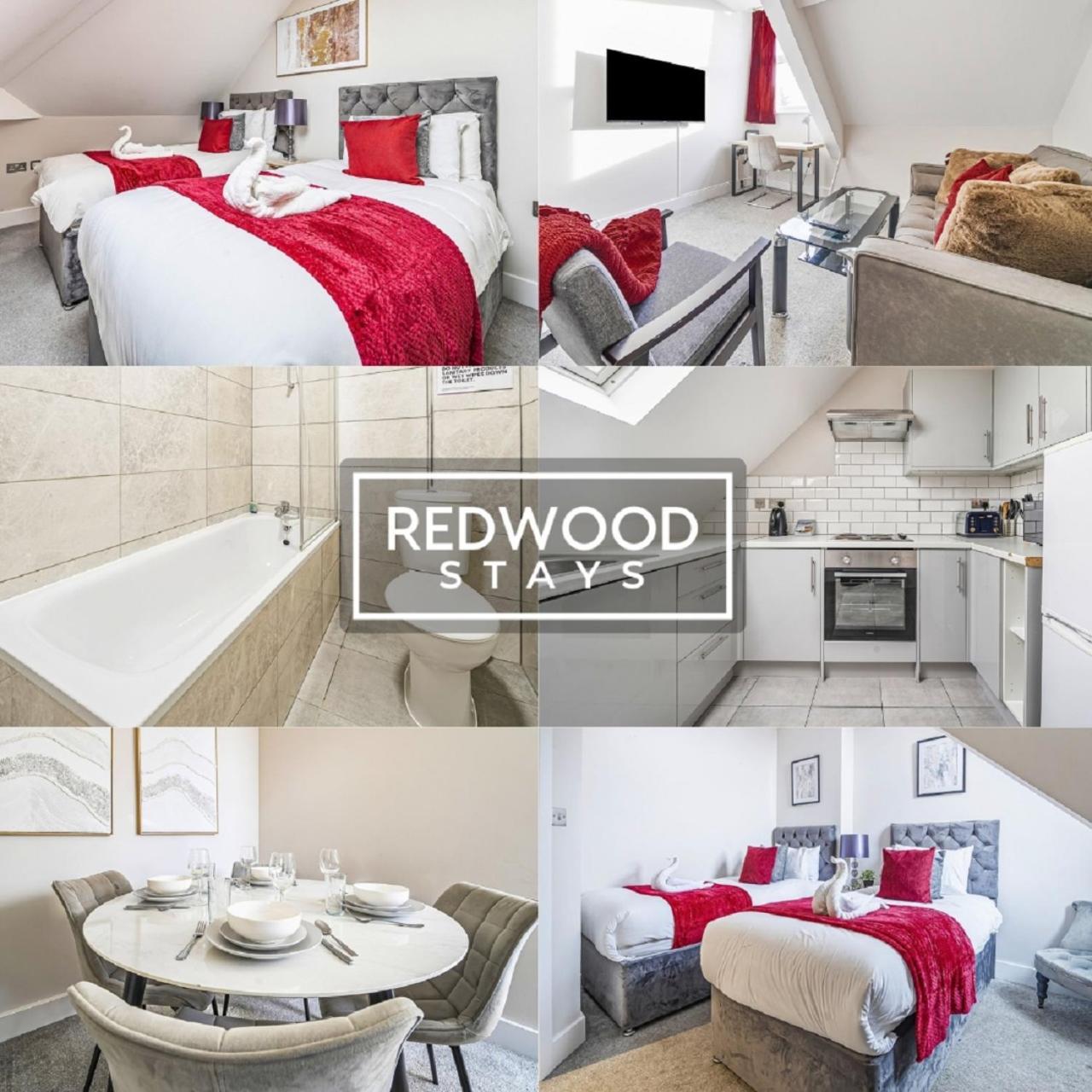 Newly Refurbished Everest Lodge Serviced Apartments For Contractors & Families, Free Wifi & Netflix By Redwood Stays Farnborough  Luaran gambar