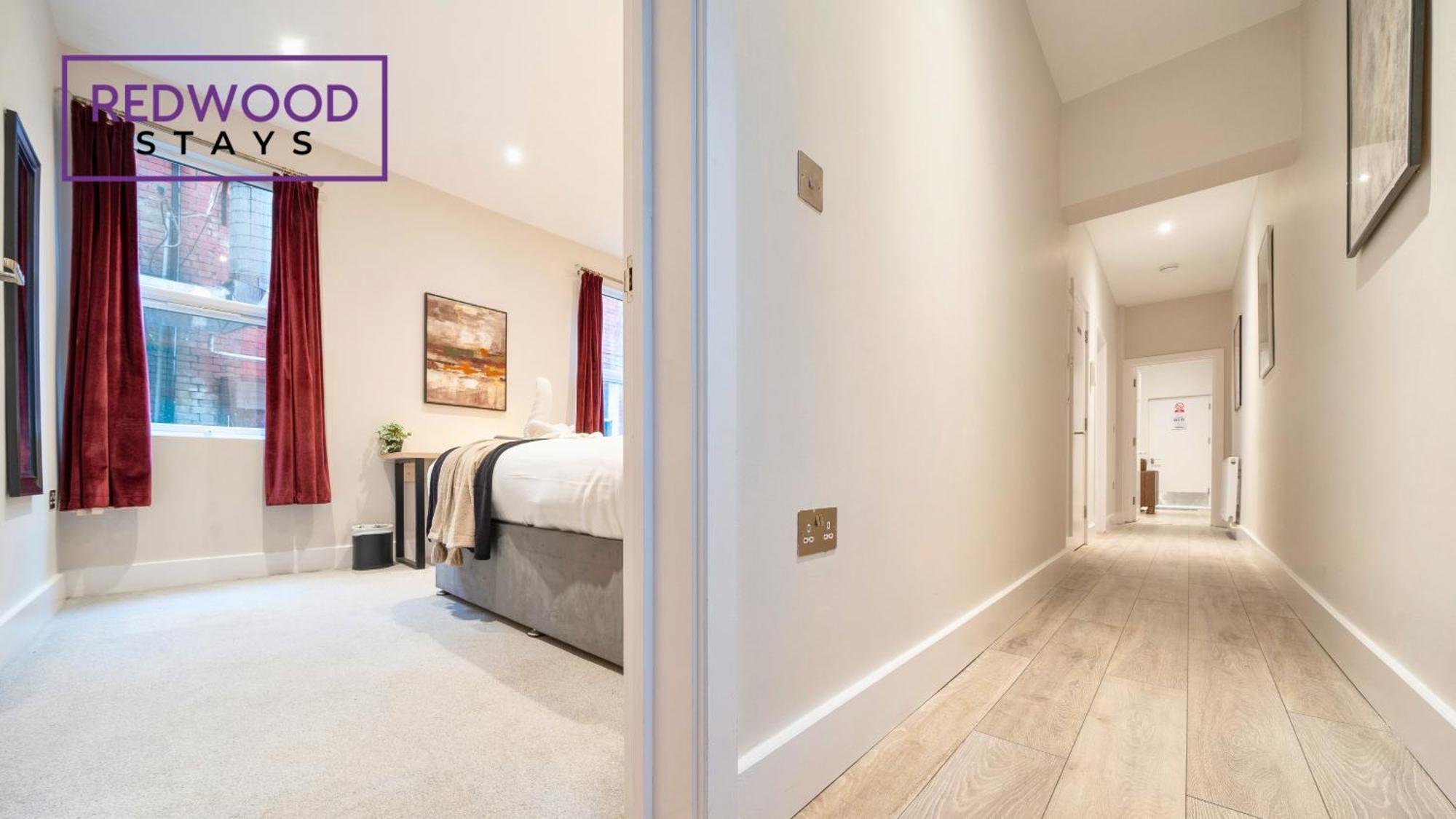 Newly Refurbished Everest Lodge Serviced Apartments For Contractors & Families, Free Wifi & Netflix By Redwood Stays Farnborough  Luaran gambar