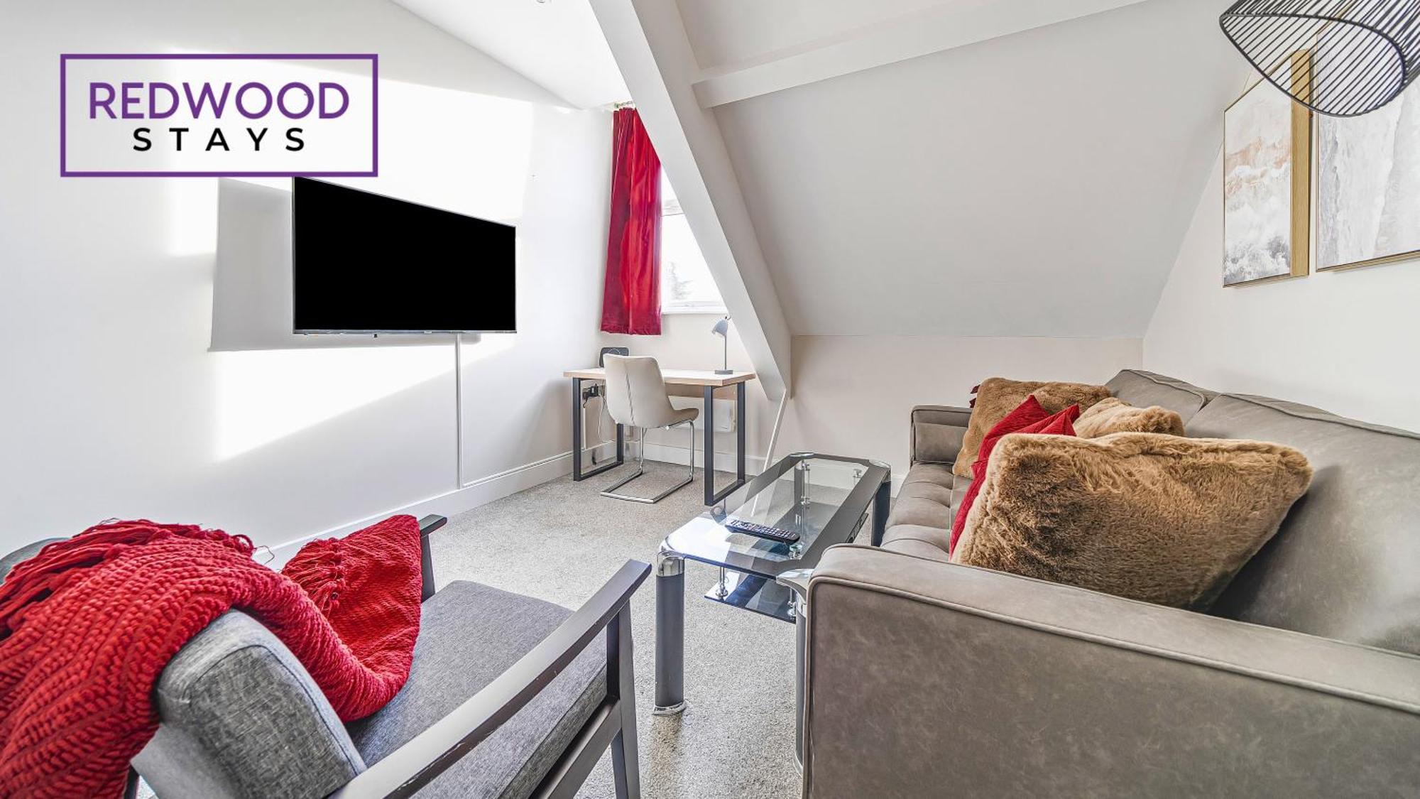 Newly Refurbished Everest Lodge Serviced Apartments For Contractors & Families, Free Wifi & Netflix By Redwood Stays Farnborough  Luaran gambar
