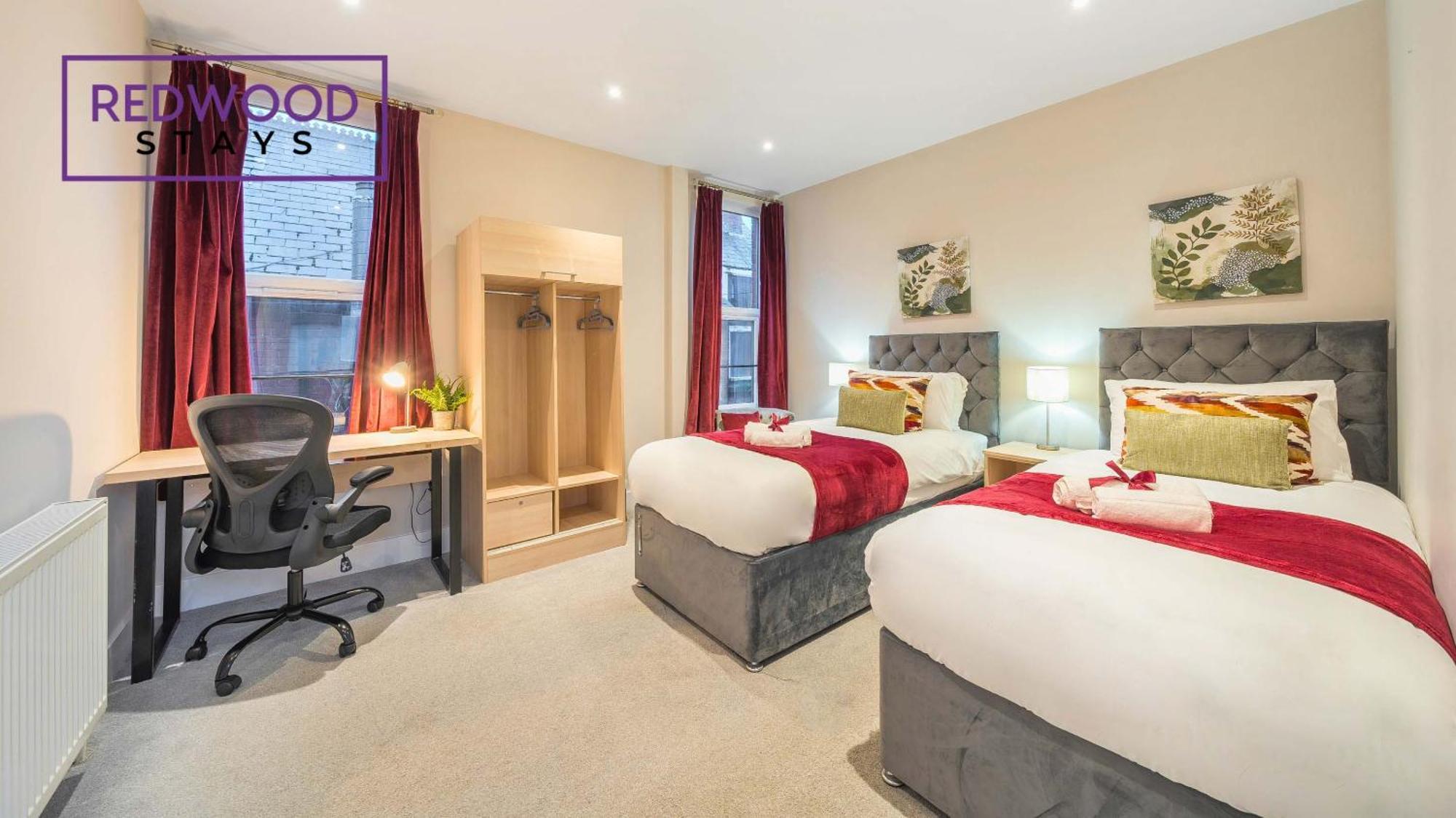 Newly Refurbished Everest Lodge Serviced Apartments For Contractors & Families, Free Wifi & Netflix By Redwood Stays Farnborough  Luaran gambar